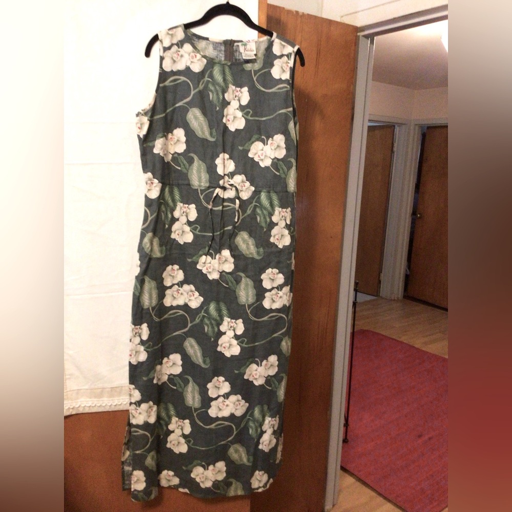 KulaKula 100% LINEN DRESS SZ 16